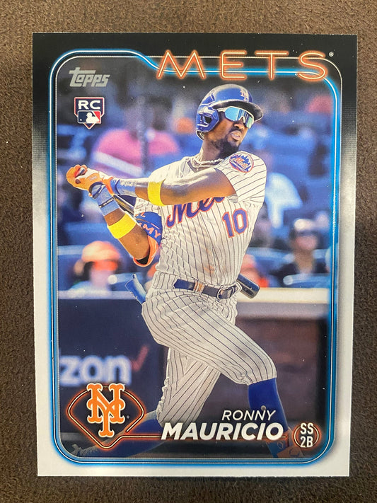 Ronny Mauricio - 2024 Topps Series 1 - Rookie base card - Mets