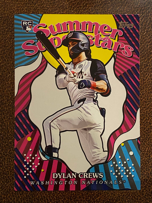 Dylan Crews - 2025 Topps Series 2 - Summer Superstars Insert - Nationals