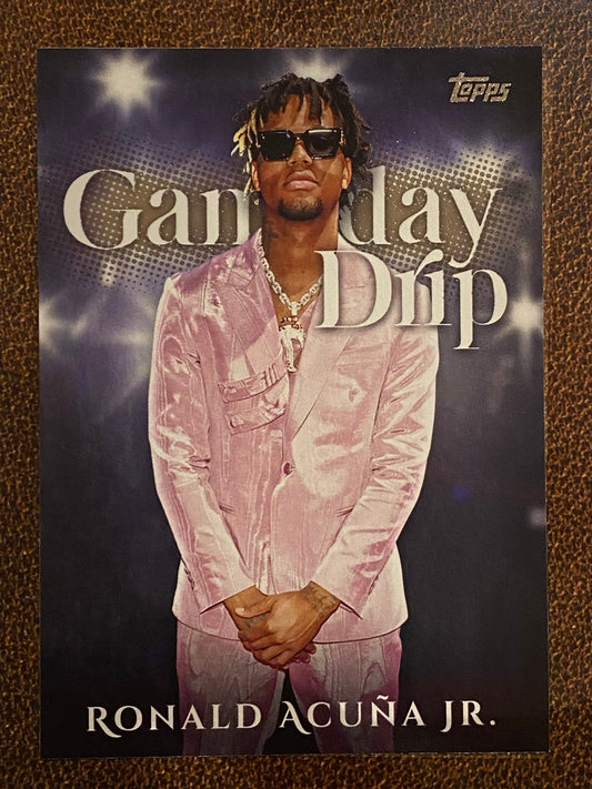 Ronald Acuna Jr. - 2025 Topps Series 1 - Game Day Drip - Braves