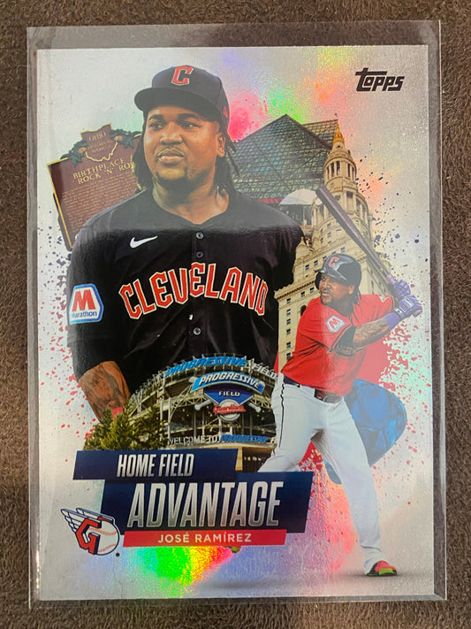 Jose Ramirez - 2025 Topps Series 2 - Home Field Advantage - Guardians