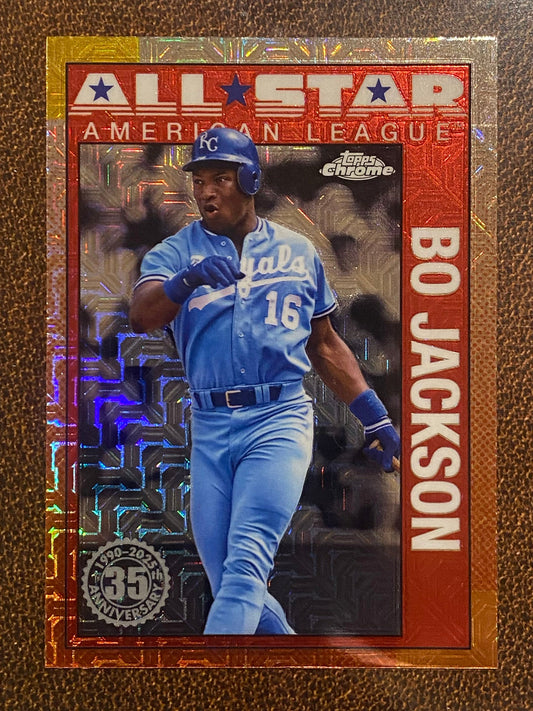 Bo Jackson - 2025 Topps Series 2 - 1990 All Star Mojo Refractor - Royals