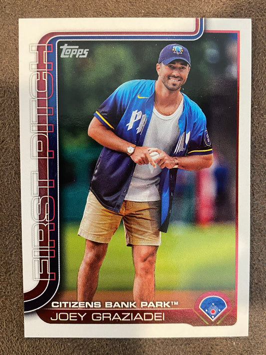 Joey Graziadei - 2025 Topps Series 2 - First Pitch - Phillies