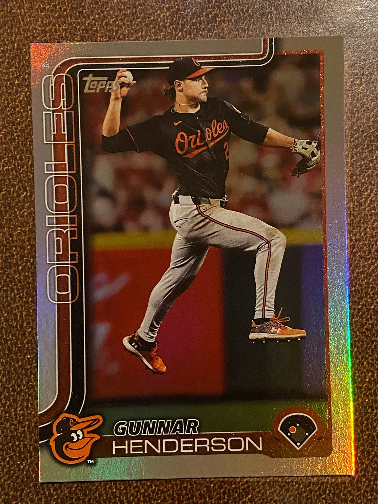Gunnar Henderson - 2025 Topps Series 1 - Rainbow Foil - Orioles