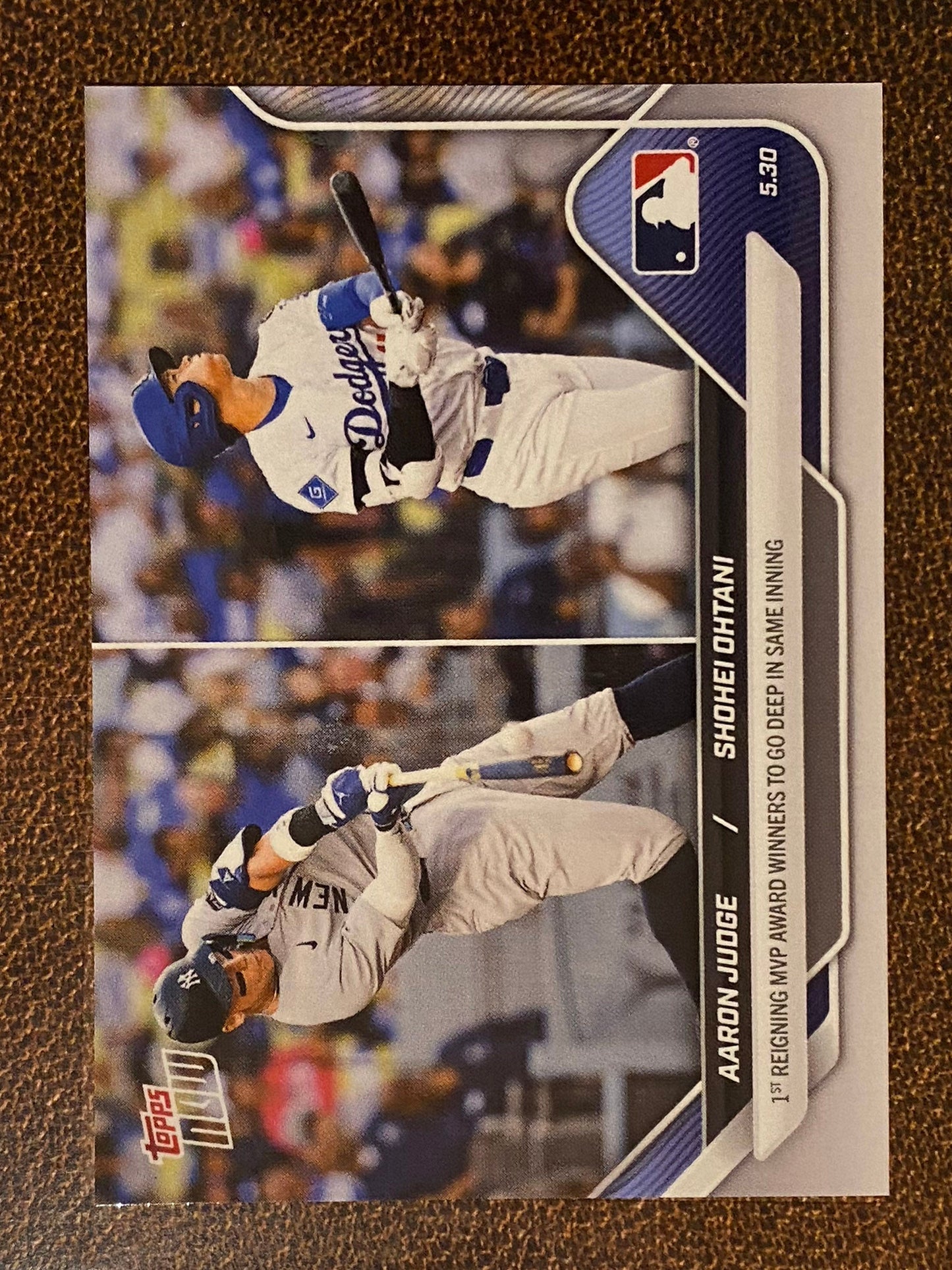 Aaron Judge / Shohei Ohtani - 2025 Topps Now - Card 239 (PR: 16,516) - Yankees