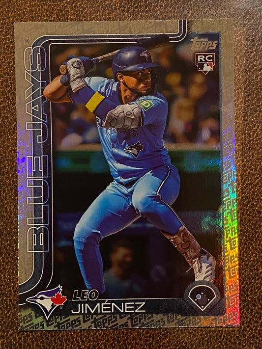 Leo Jimenez - 2025 Topps Series 2 - Fanatics Exclusive Topps Foil Border - Blue Jays