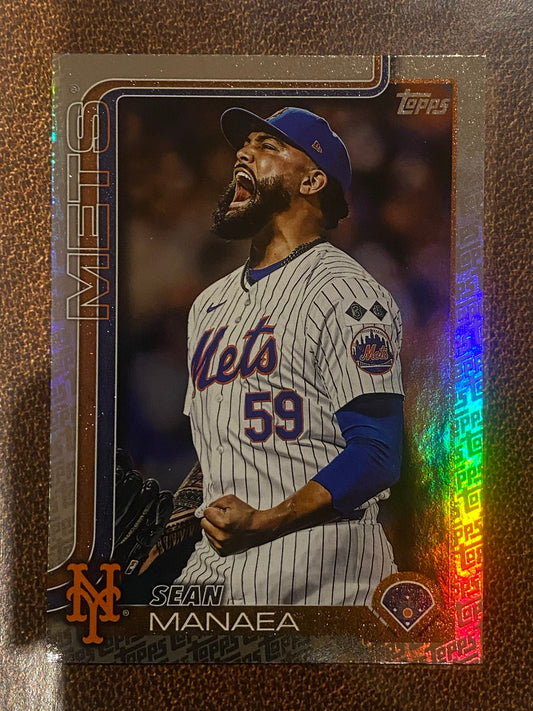 Sean Manaea - 2025 Topps Series 2 - Fanatics Exclusive Topps Foil Border - Mets