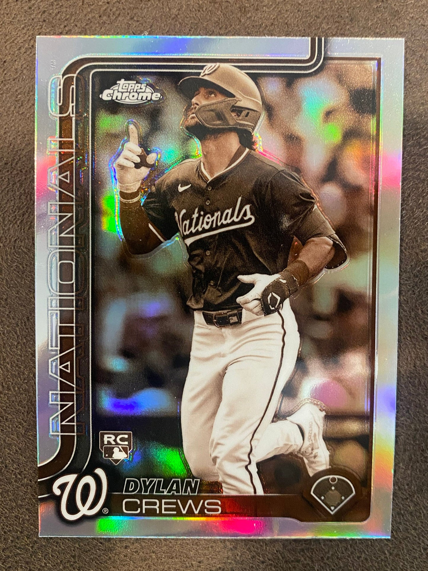 Dylan Crews - 2025 Topps Chrome - Sepia - Nationals