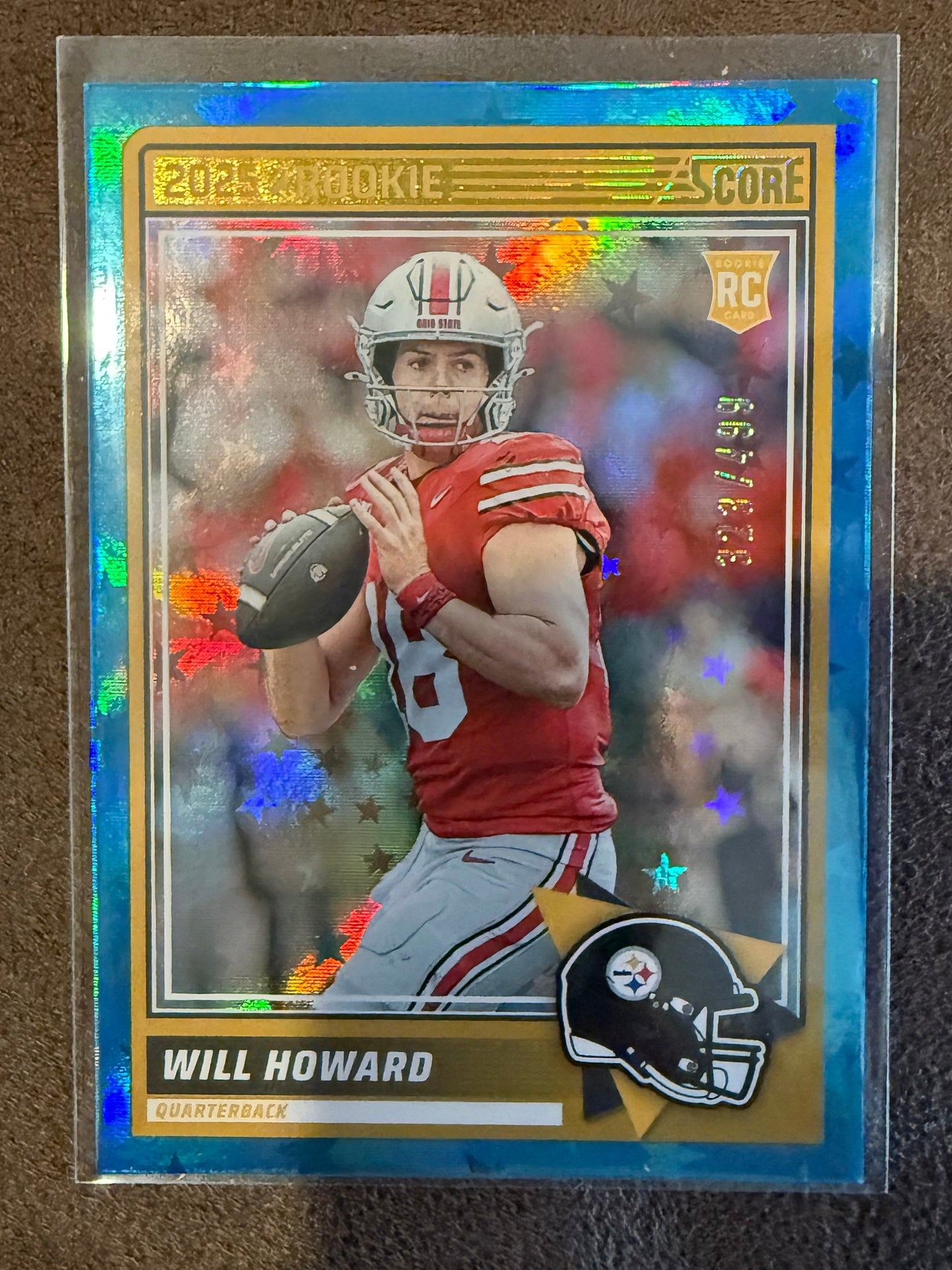 Will Howard - 2025 Score - Blue Stars /499 - Steelers