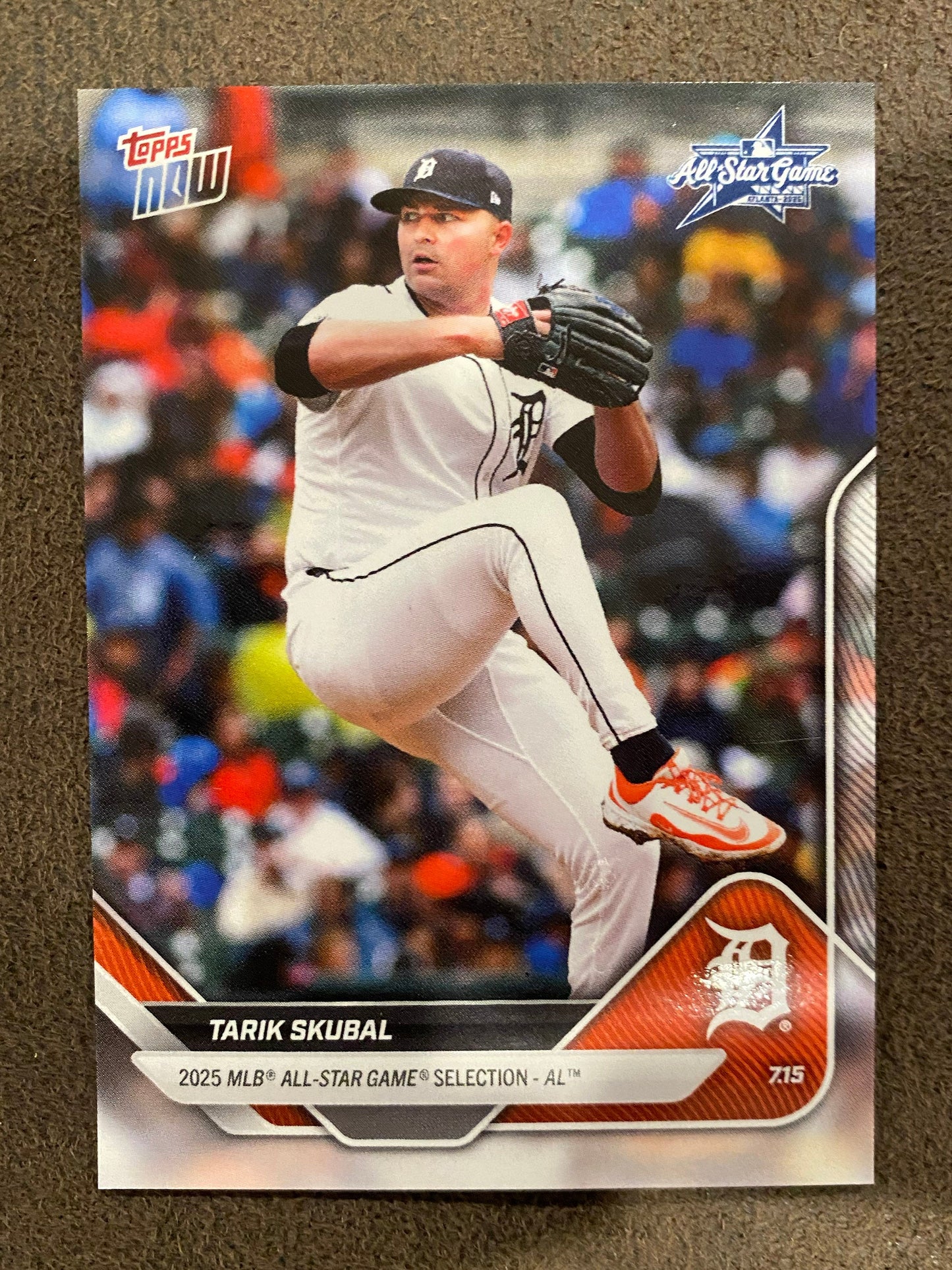 Tarik Skubal - 2025 Topps Now - All Star Game Short Print - Tigers