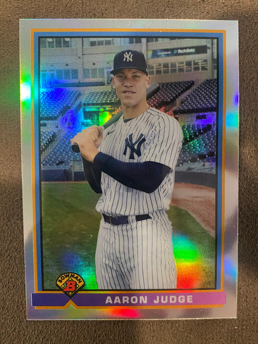 Aaron Judge - 2021 Bowman - 1991 Retro Refractor - Yankees