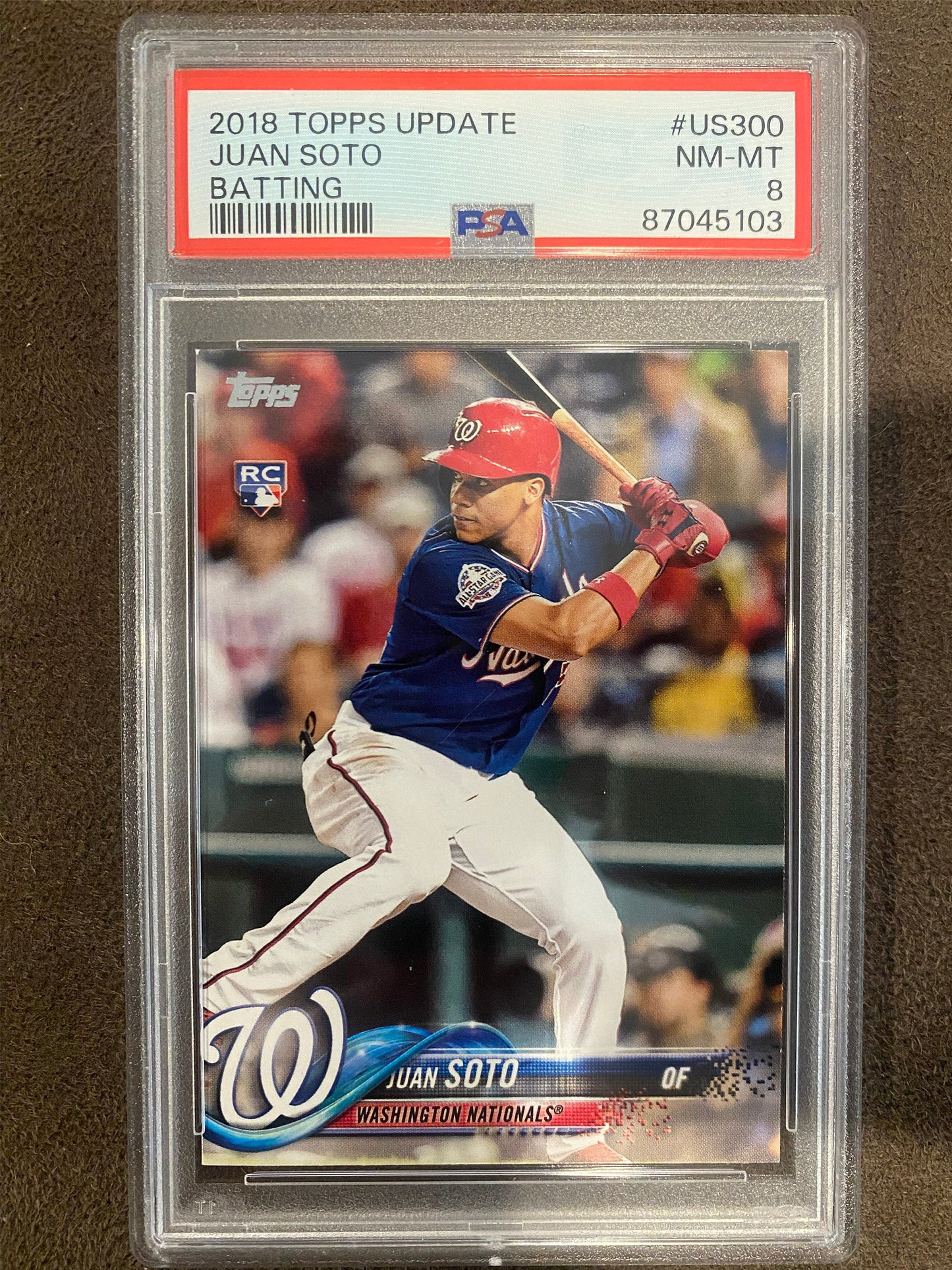 Juan Soto - 2018 Topps Update - Rookie (PSA 8) - Nationals