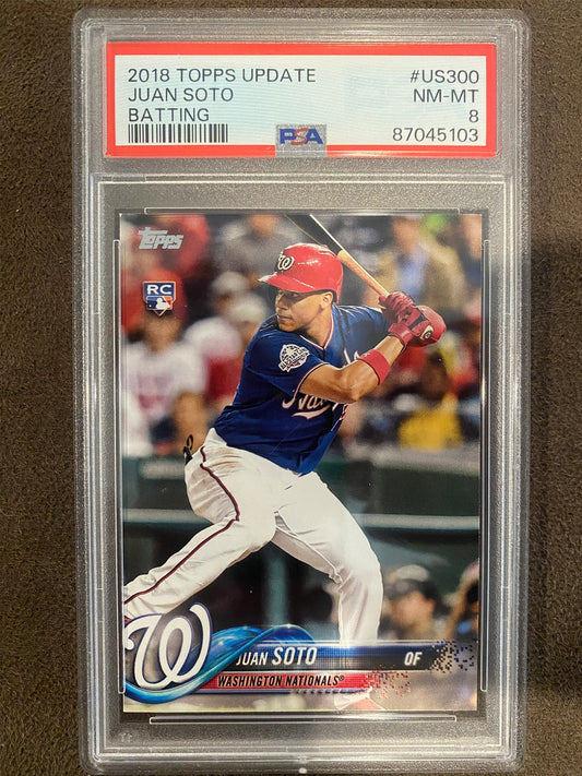 Juan Soto - 2018 Topps Update - Rookie (PSA 8) - Nationals