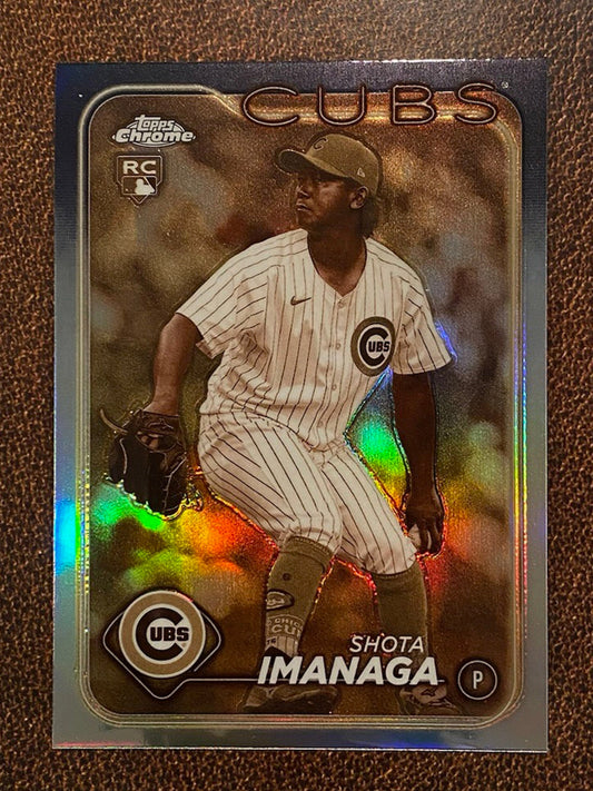 Shota Imanaga - 2024 Topps Chrome - Rookie Sepia Refractor - Cubs