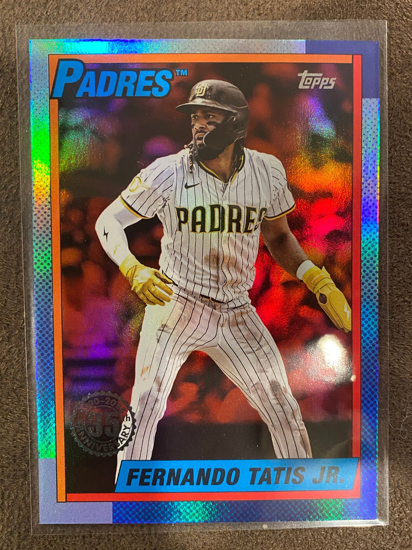 Fernando Tatis Jr. - 2025 Topps Update - 1990 Foil RED /5 - Padres