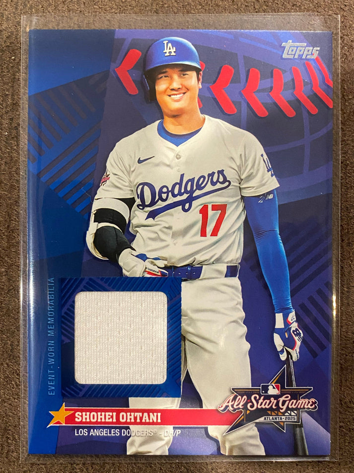 Shohei Ohtani - 2025 Topps Update - All Star Game Event Worn RELIC - D ...