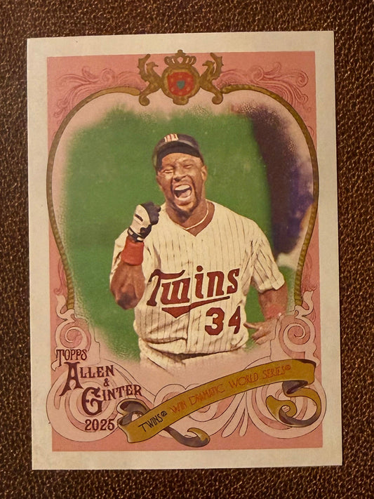Kirby Puckett - 2025 Allen & Ginter - Sweet Victory - Twins