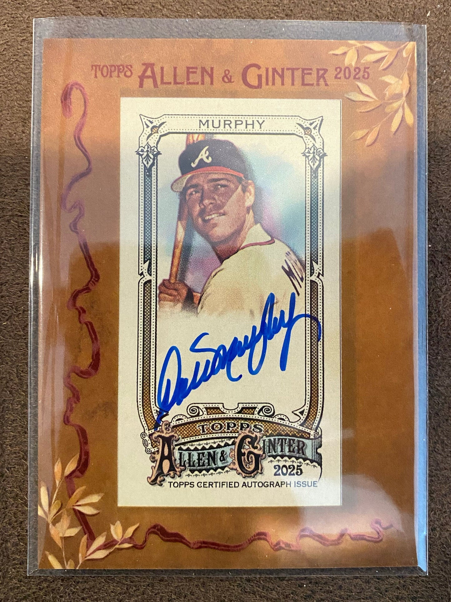Dale Murphy - 2025 Allen & Ginter - Framed Mini AUTO - Braves