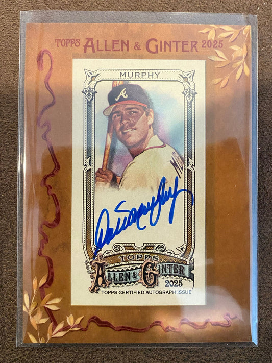 Dale Murphy - 2025 Allen & Ginter - Framed Mini AUTO - Braves
