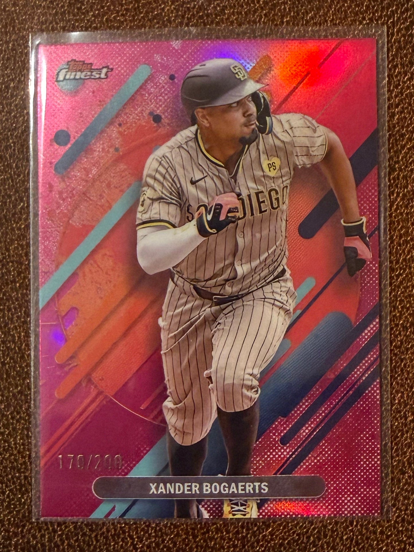 Xander Bogaerts - 2025 Topps Finest - Pink Rare /200 - Reds