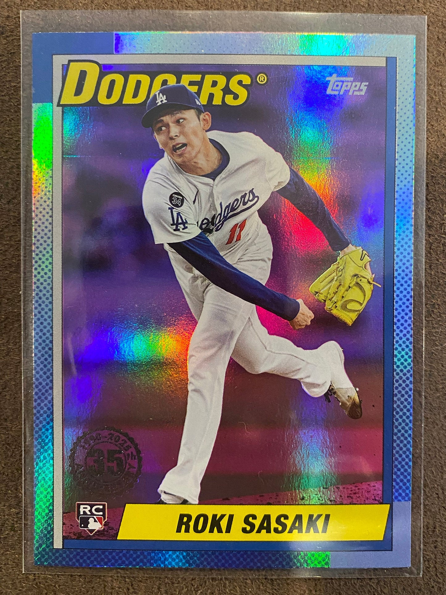 Roki Sasaki - 2025 T opps Update - PINK 1990 Rookie - Dodgers