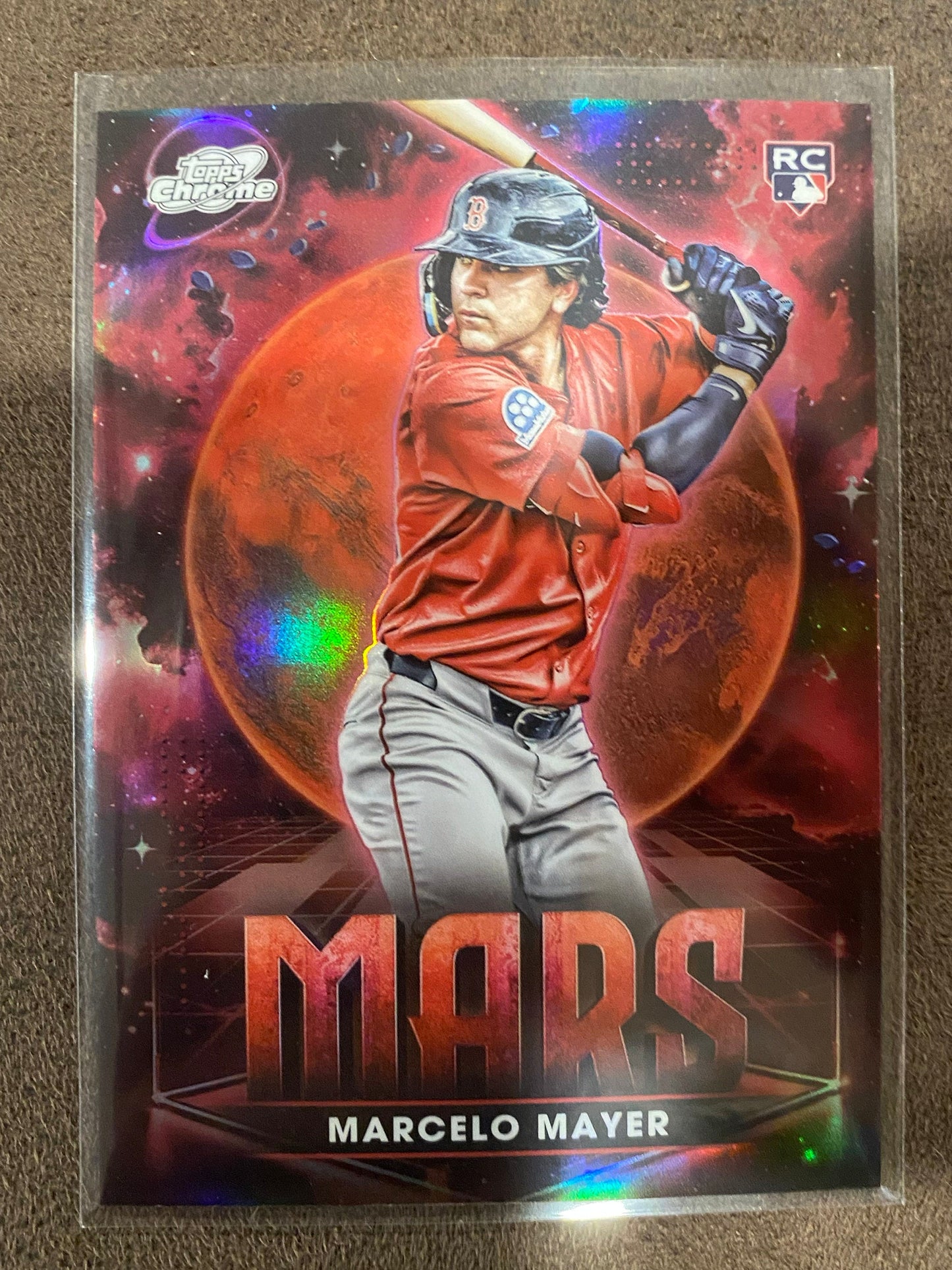 Marcelo Mayer - 2025 Topps Chrome Cosmic - Planetary Pursuit MARS SSP (PR:81) - Red Sox