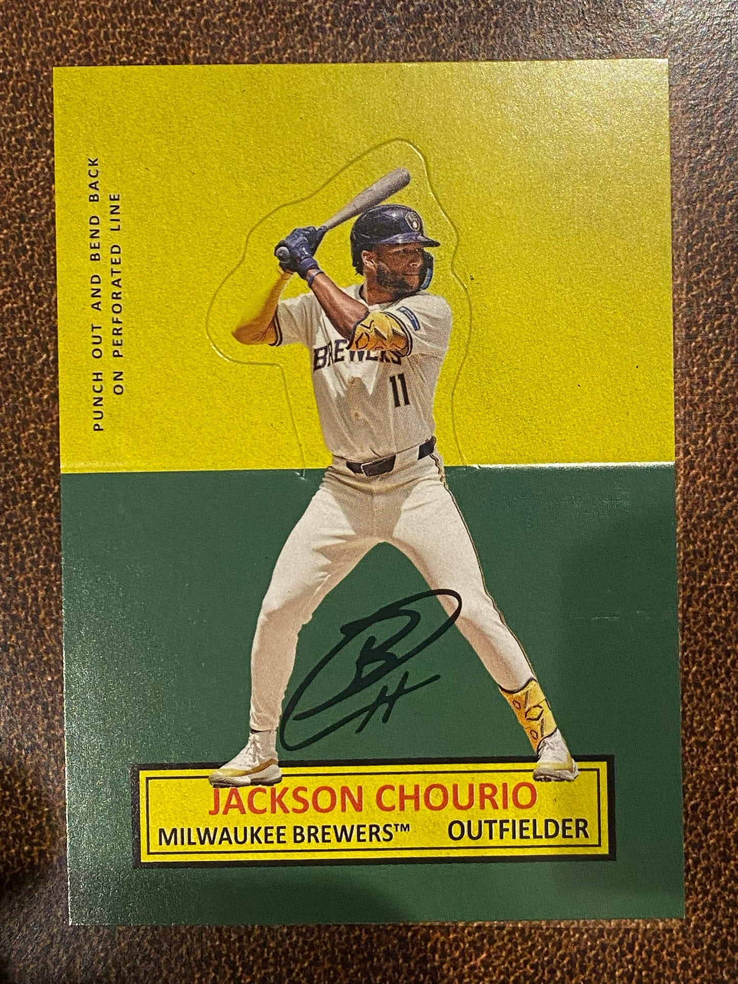 Jackson Chourio - 2025 Topps Archives - Stand Ups Insert - Brewers