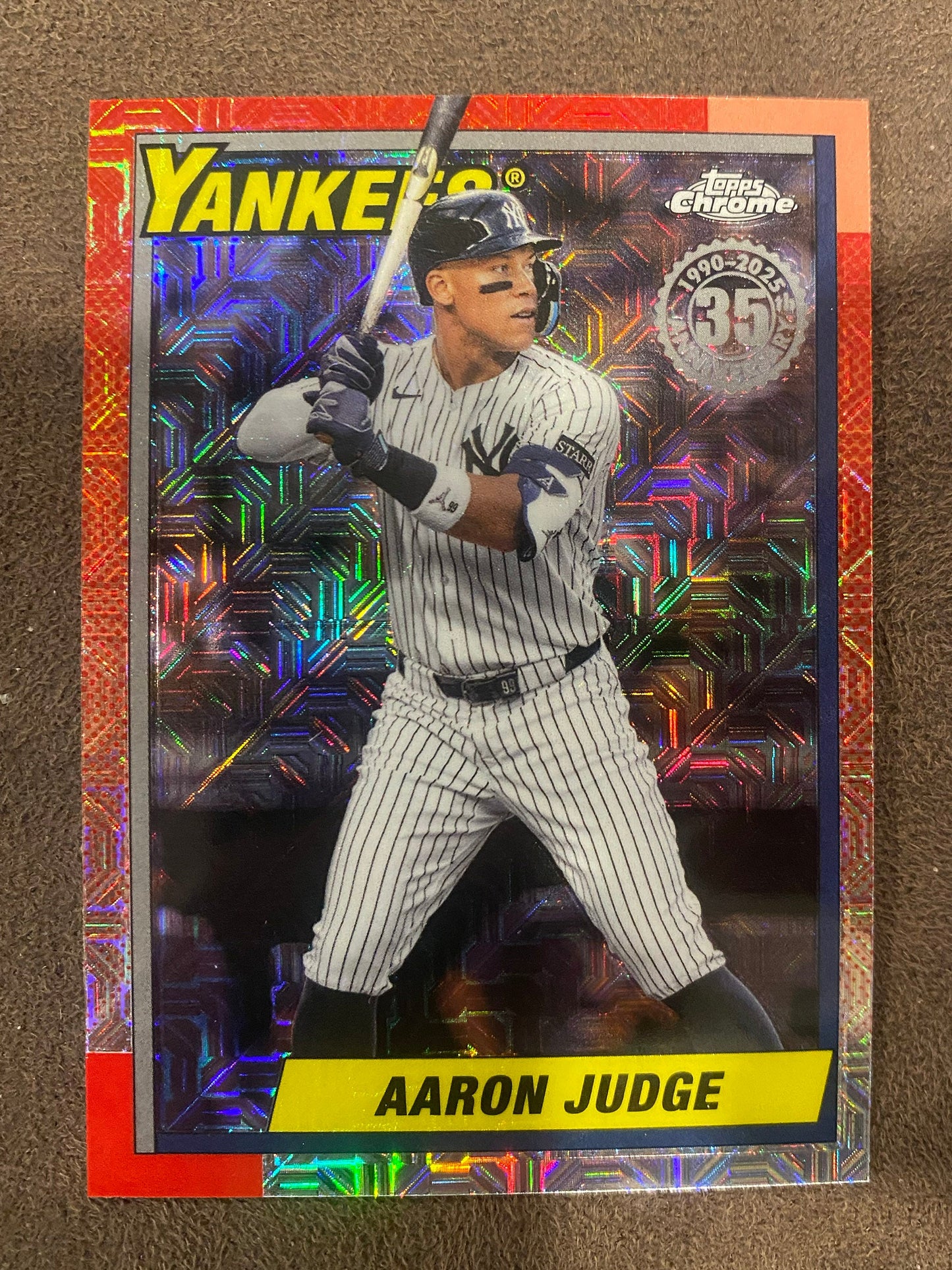 Aaron Judge - 2025 Topps Update - 1990 Mojo Refractor - Yankees