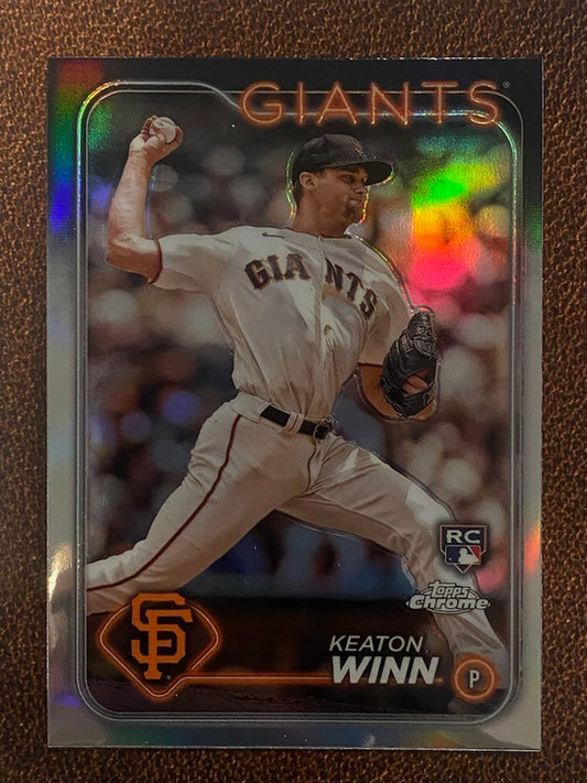 Keaton Winn - 2024 Topps Chrome - Refractor - Giants