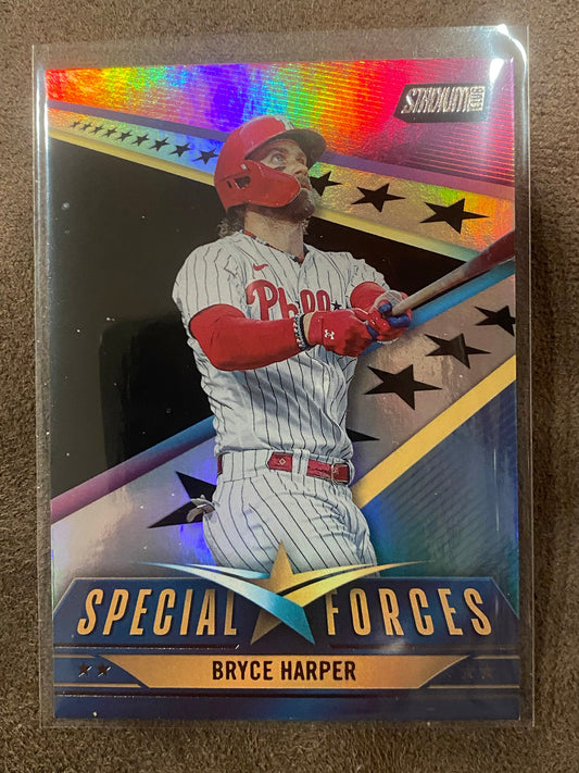 Bryce Harper - 2024 Topps Stadium Club - BLACK Special Forces /99 - Phillies