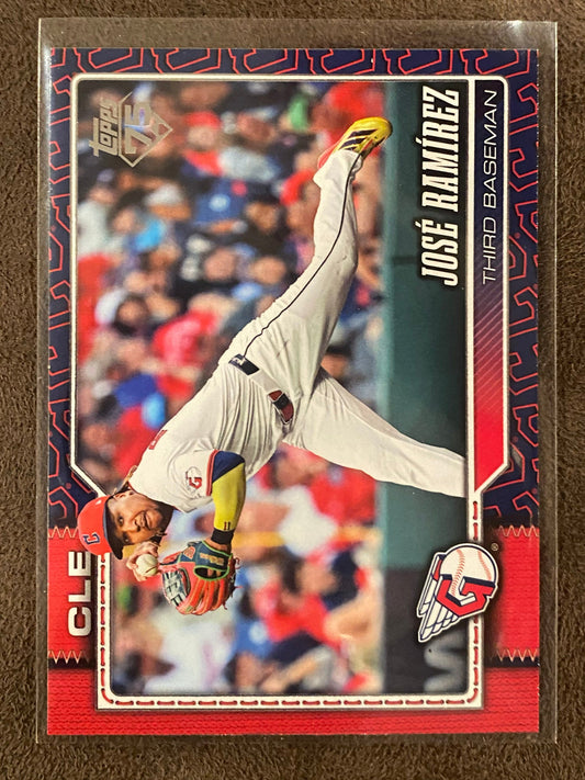 Jose Ramirez - 2026 Topps Series 1 - Team Border SSP - Guardians