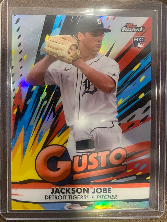 Jackson Jobe - 2025 Topps Finest - Gusto SSP - Tigers