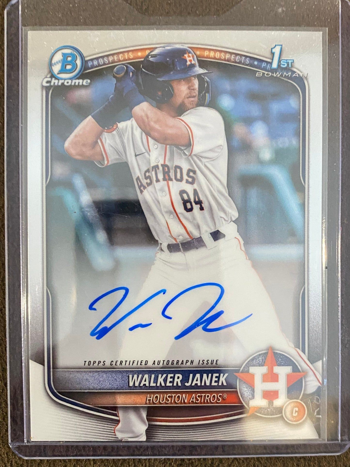 Walker Janek - 2025 Bowman - 1st Chrome AUTO - Astros