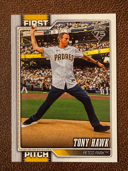 Tony Hawk - 2026 Topps Series 1 - First Pitch Insert - Padres