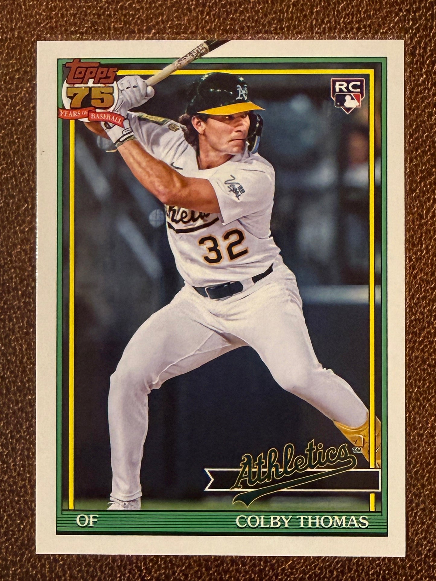Colby Thomas - 2026 Topps Series 1 - 1991 Insert - Athletics