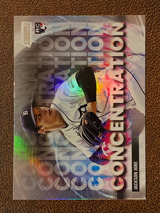 Jackson Jobe - 2025 Topps Stadium Club - Concentration Insert - Tigers
