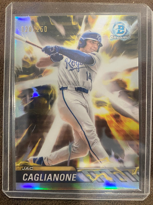 Jac Caglianone - 2024 Bowman Chrome - Plasma Power /250 - Royals