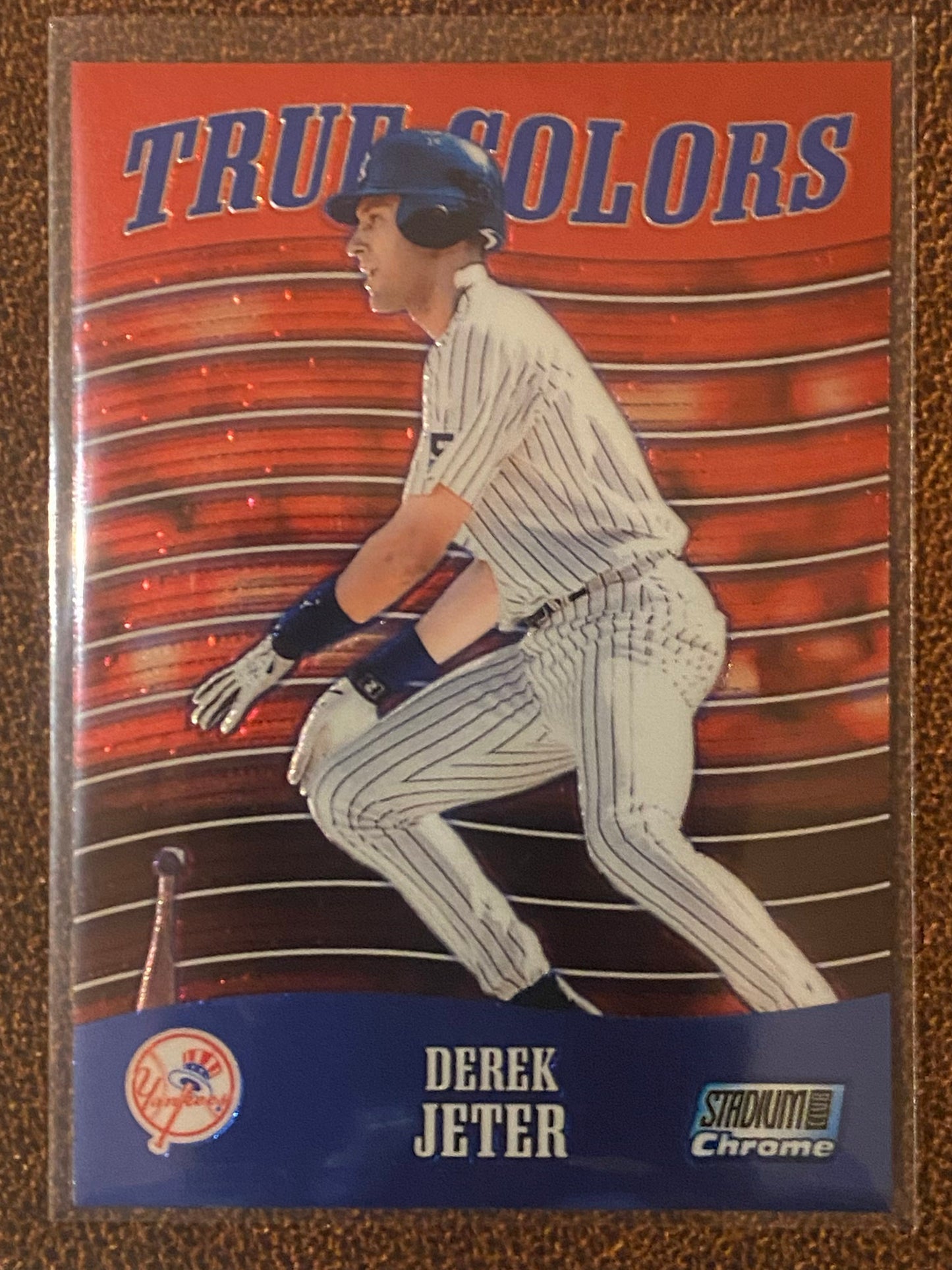 Derek Jeter - 2000 Stadium Club Chrome - True Colors - Yankees