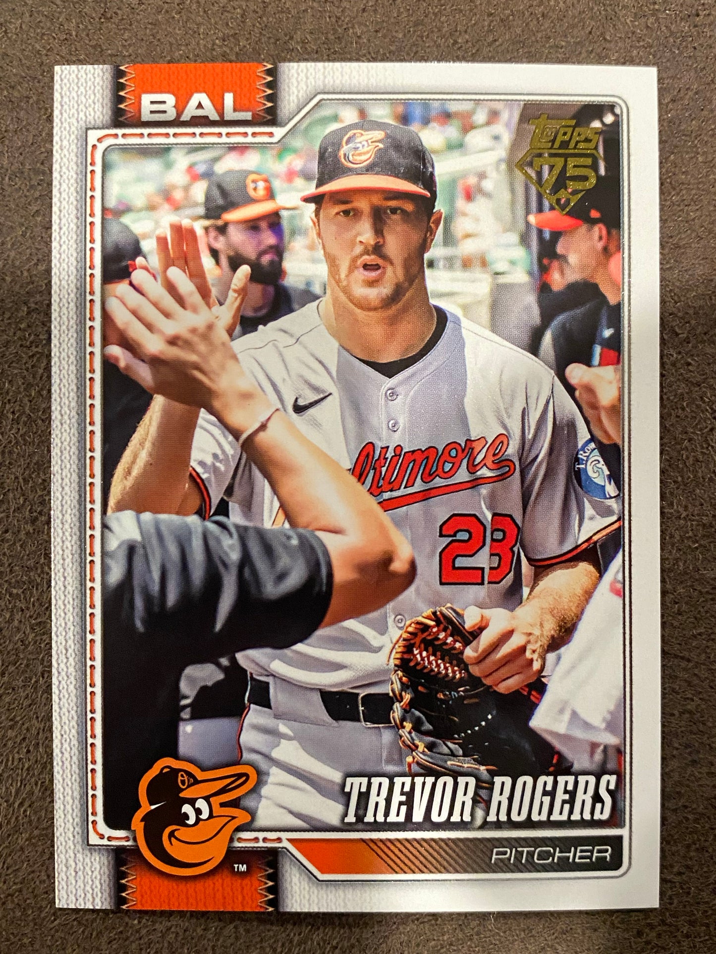 Trevor Rogers - 2026 Topps Series 1 - Golden Mirror SSP - Orioles