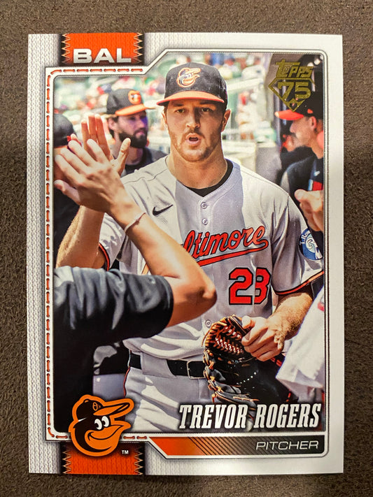 Trevor Rogers - 2026 Topps Series 1 - Golden Mirror SSP - Orioles