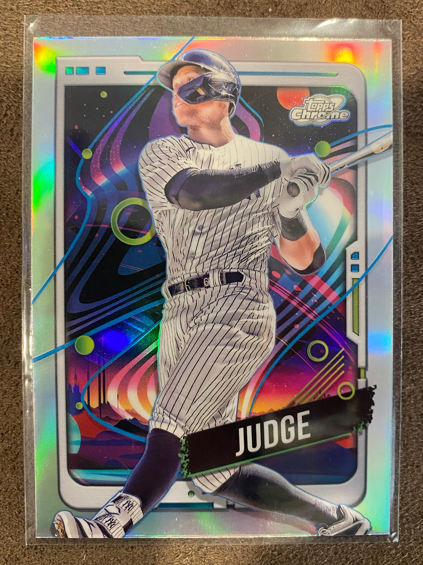 Aaron Judge - 2024 Topps Chrome Cosmic - Refractor - Yankees