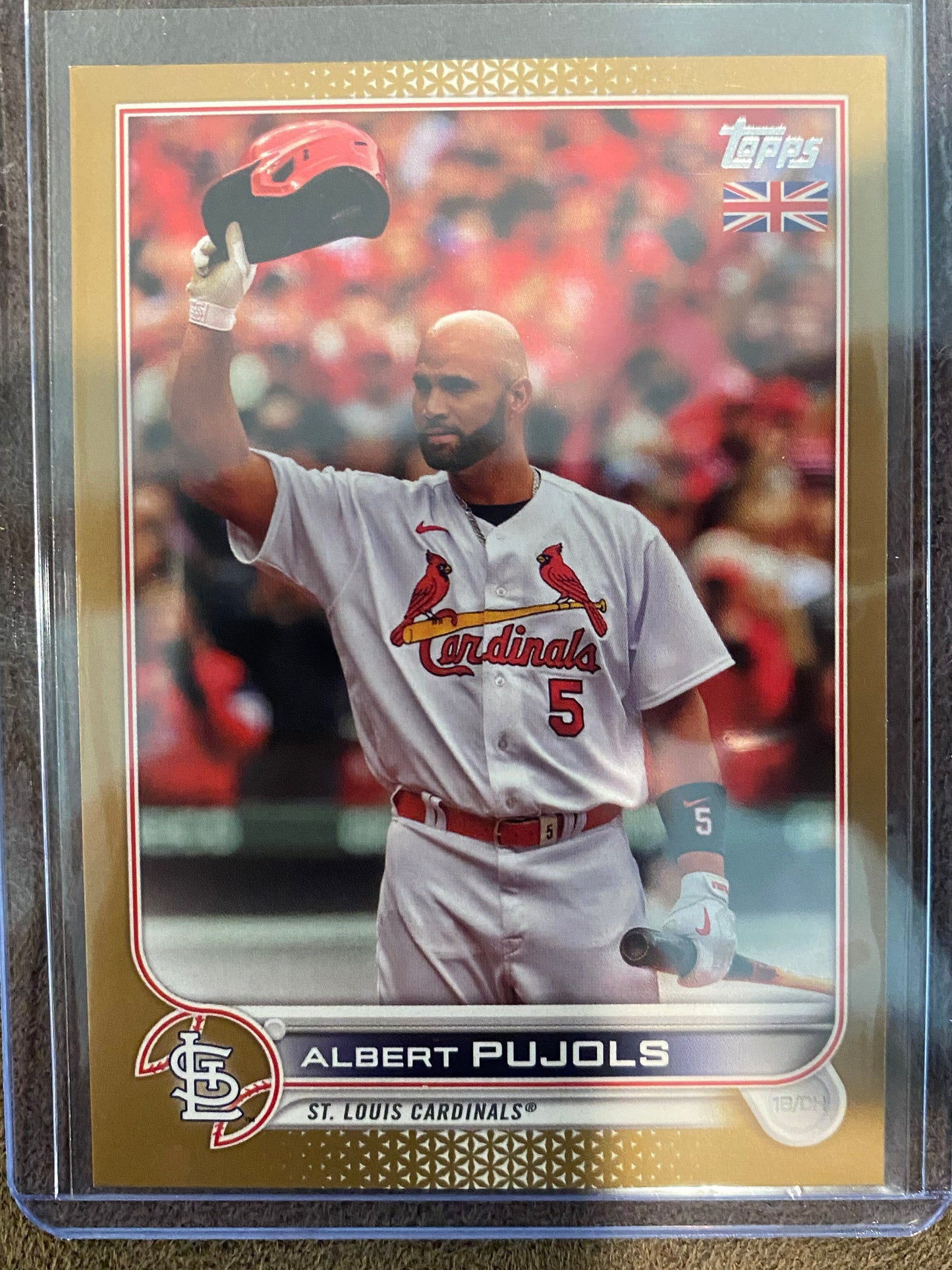 Albert Pujols - 2022 Topps UK - GOLD /25 - Cardinals