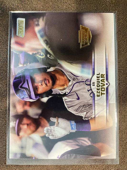 Ezequiel Tovar - 2025 Topps Stadium Club - Members Only SSP - Rockies