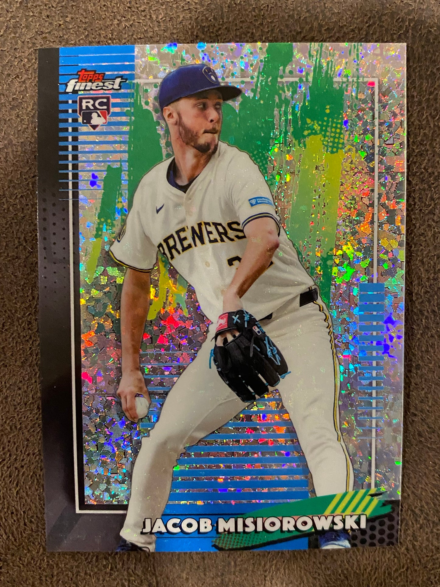 Jacob Misiorowski - 2026 Topps Finest - Common Mini Diamond Rookie - Brewers