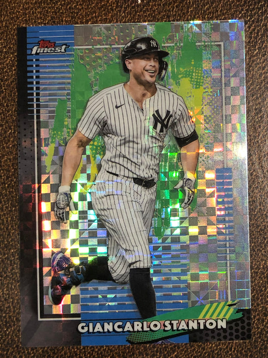 Giancarlo Stanton - 2026 Topps Finest - Common Xfractor - Yankees