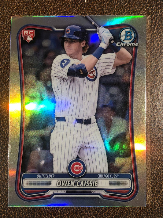 Owen Caissie - 2026 Bowman - Red Rookie Refractor - Cubs