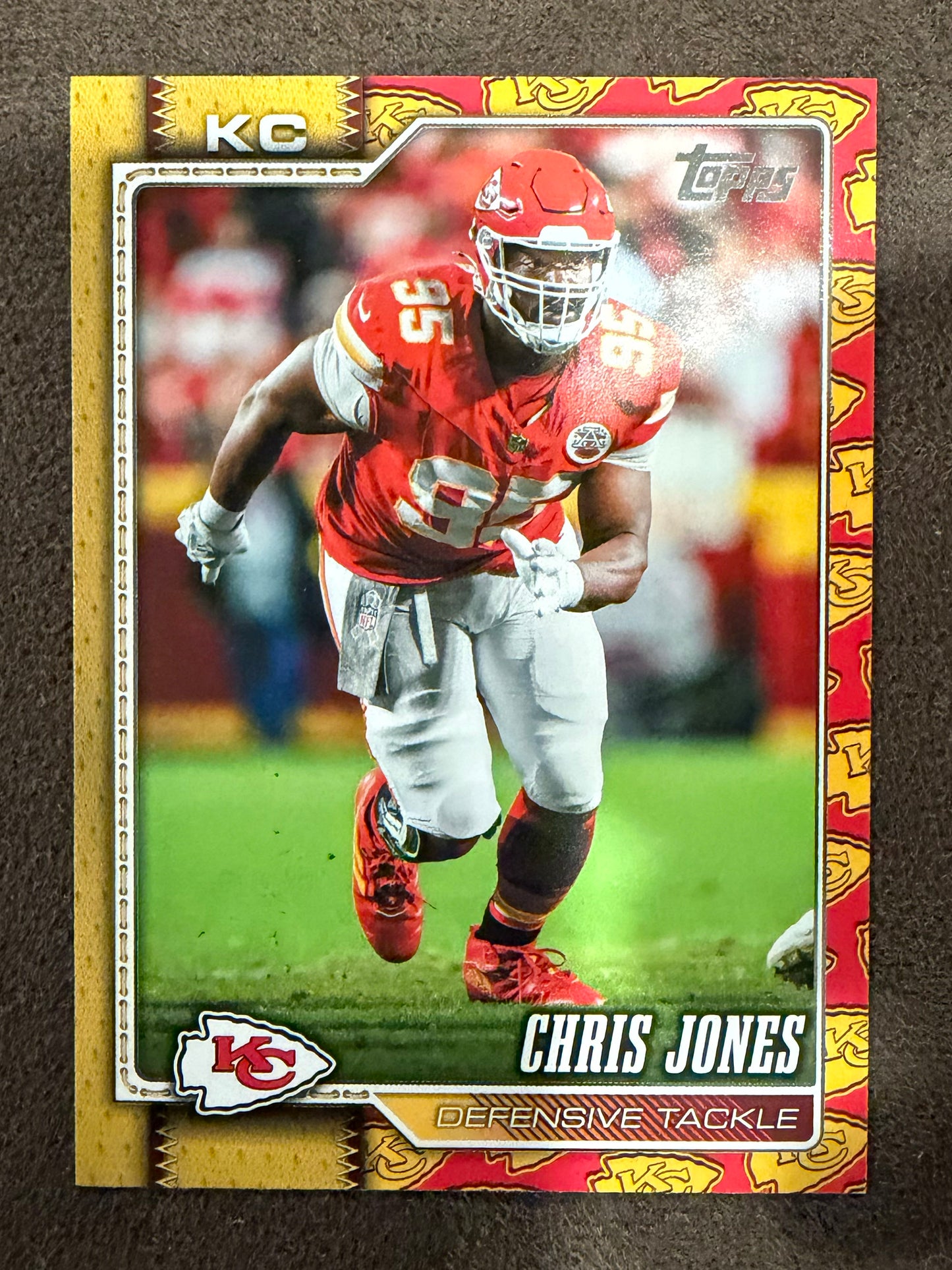 Chris Jones - 2026 Topps Flagship - Team Border SSP - Chiefs