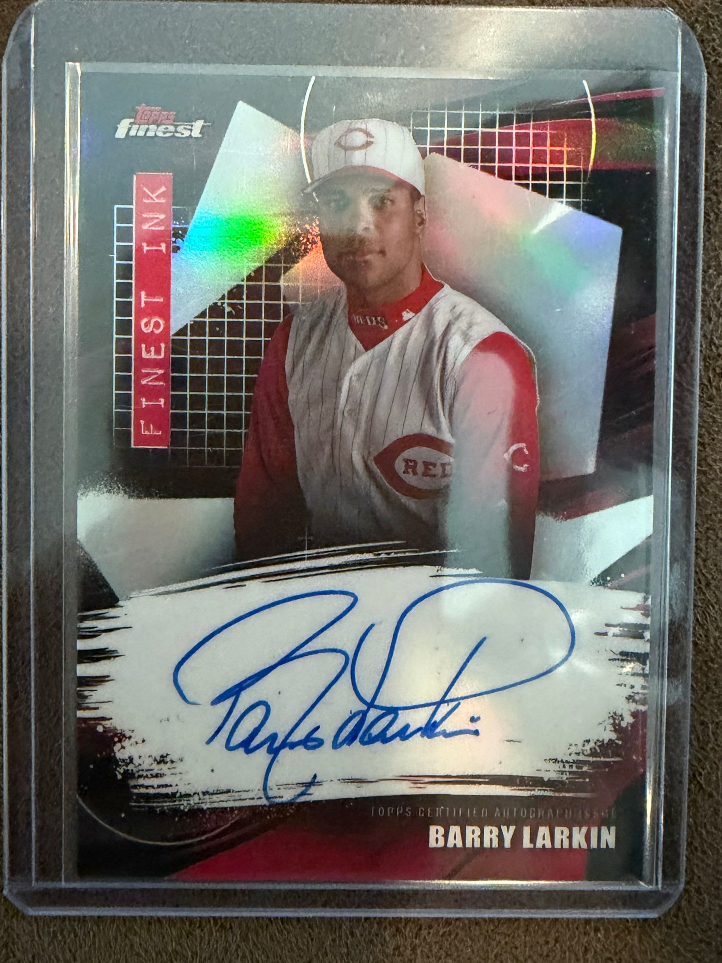 Barry Larkin - 2026 Topps Finest - Finest Ink Refractor Auto - Reds