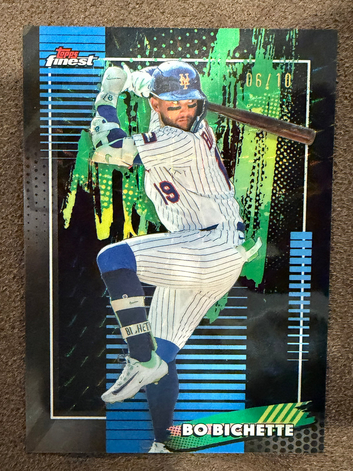 Bo Bichette - 2026 Topps Finest - BLACK Geometric /10 SSP - Mets
