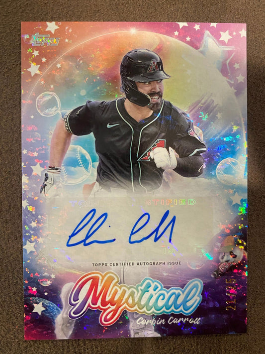 Corbin Carroll - 2024 Topps Update - Mystical AUTO /25 SSP - Diamondbacks