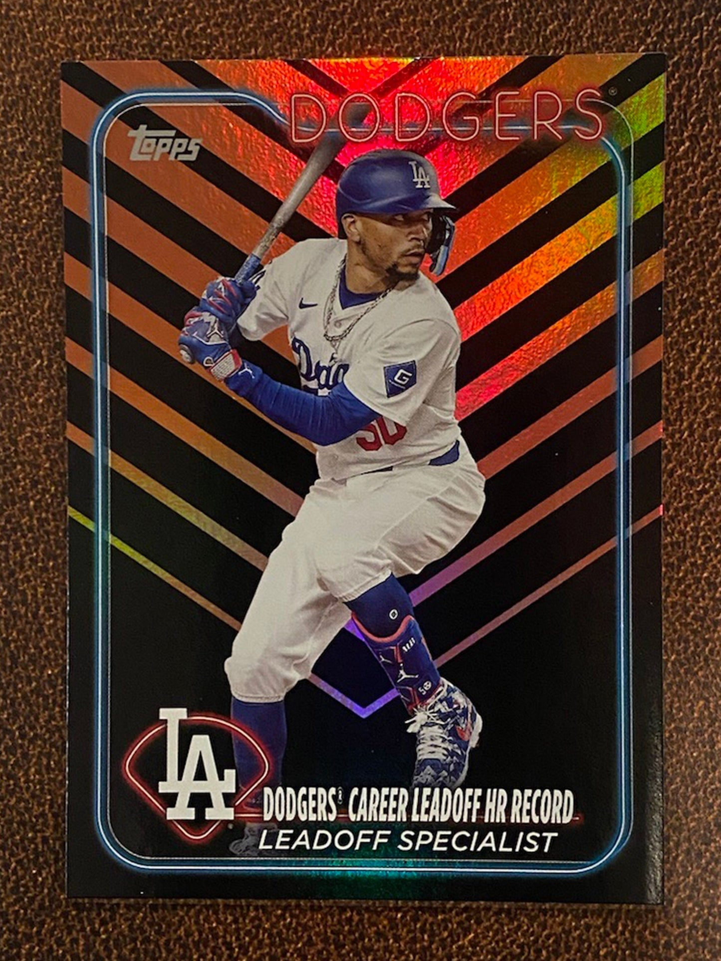 Mookie Betts - 2024 Topps Update - Base Holiday Parallel - Dodgers